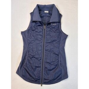 Columbia Modern Puffer Vest Gorpcore Granola Hybrid Quilted - Medium Blue